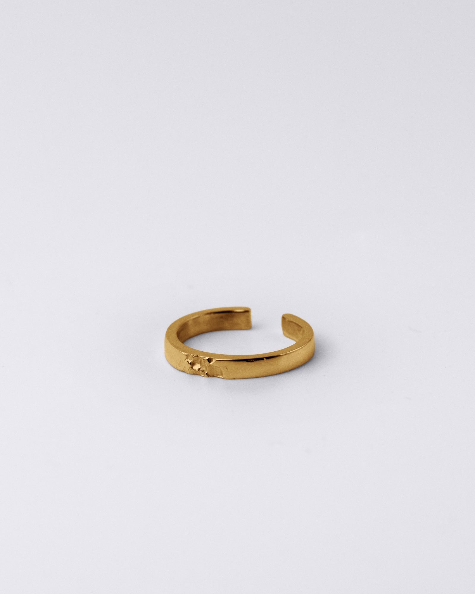 Earcuff fin éthique en vermeil ou or jaune recyclé