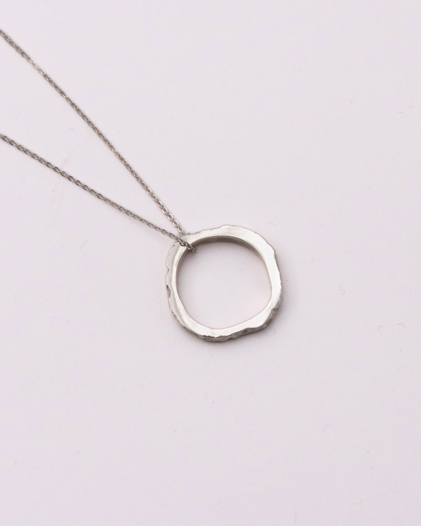 Collier éthique en argent ou or blanc