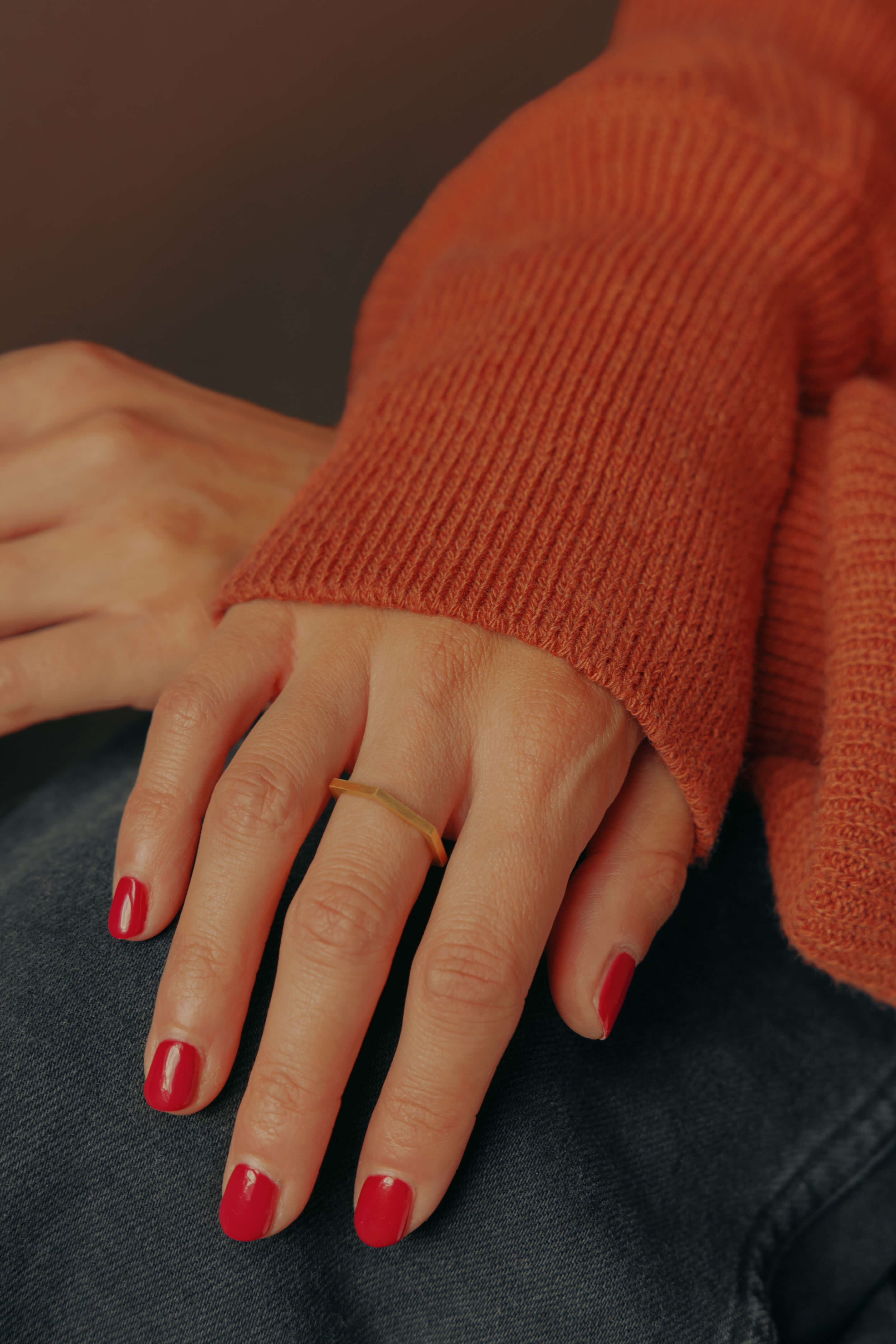 Bague Collier Essentiel Vermeil satiné