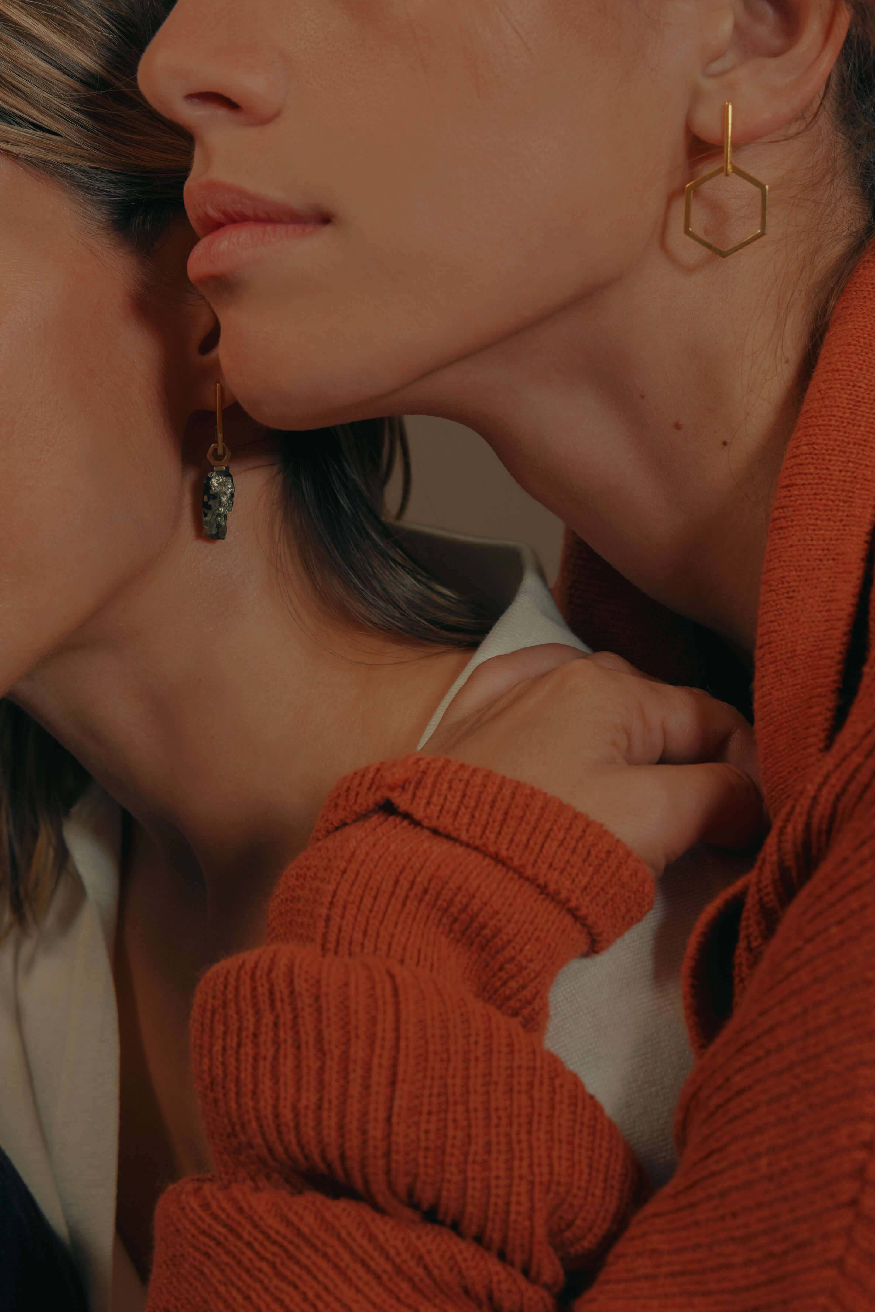 Boucles d'oreilles Mouvement Vermeil